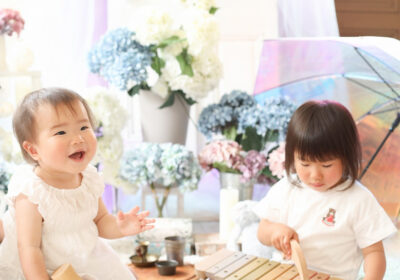 <1才バースデー>あじさいフォトイベントまだ空いてますよ!!