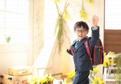 ＜入学フォト＞銀河のかなたからやってきた光の小学生