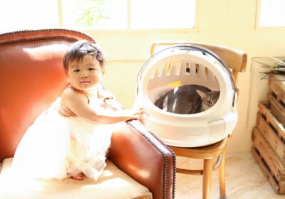 ＜一才バースデー＞わたしは、冒険家♪＜人見知りのネコちゃんと＞