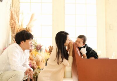 ＜1才バースデーフォト＞パパは同級生＜誕生日＞