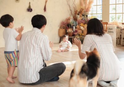 <1才バースデーフォト>撮れてる不思議<ケーキスマッシュ・一升餅>