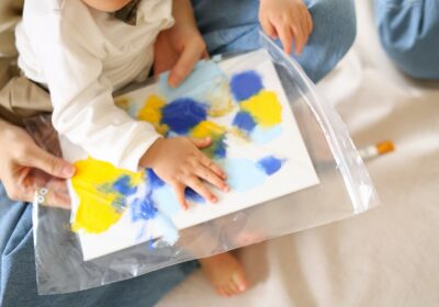 <ファーストアート>キャンバスと写真に残すバースデーフォト<一才バースデー>