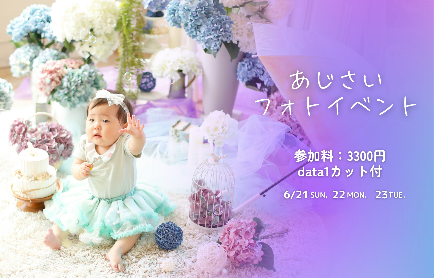 あじさいフォトイベント