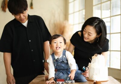 <2歳>拝啓ファミリーマート様、サントリー様<バースデーフォト>